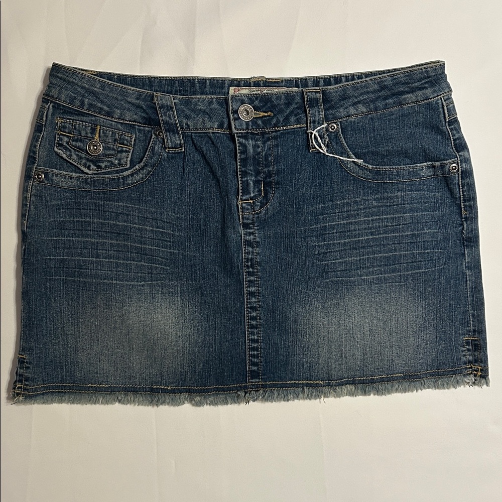 YMI Blue Denim Mini Skirt - Size 9